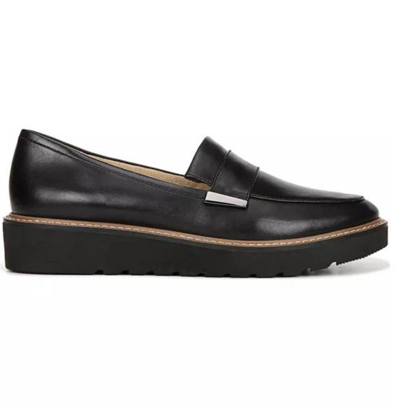 Naturalizer Adiline Black Leather Loafers - Picture 3 of 5